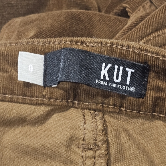 KUT FROM THE CLOTH Diana  Corduroy Fab Ab  Skinny brown Cognac - Picture 11 of 12